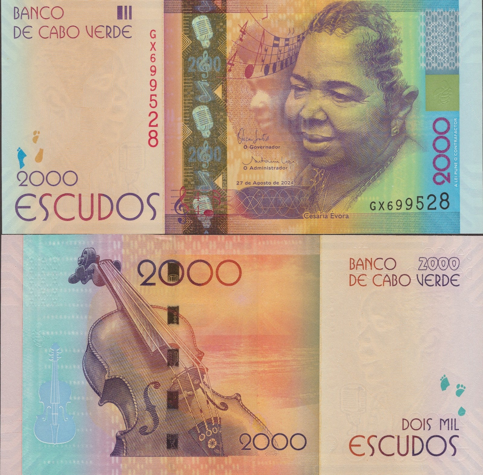 Cape Verde Cabo Verde 2000 Escudos 2024/2025 P 74 UNC