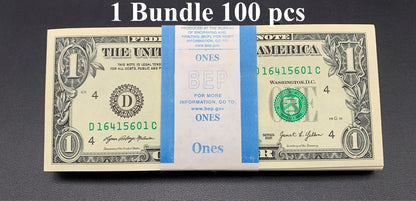 United States USA 1 Dollar 2021 P 549 "D" Cleveland OH UNC 1 Bundle Lot 100 pcs