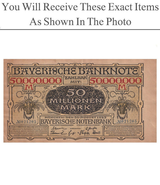 Germany Notgeld MUNICH 50 Million Mark 1923