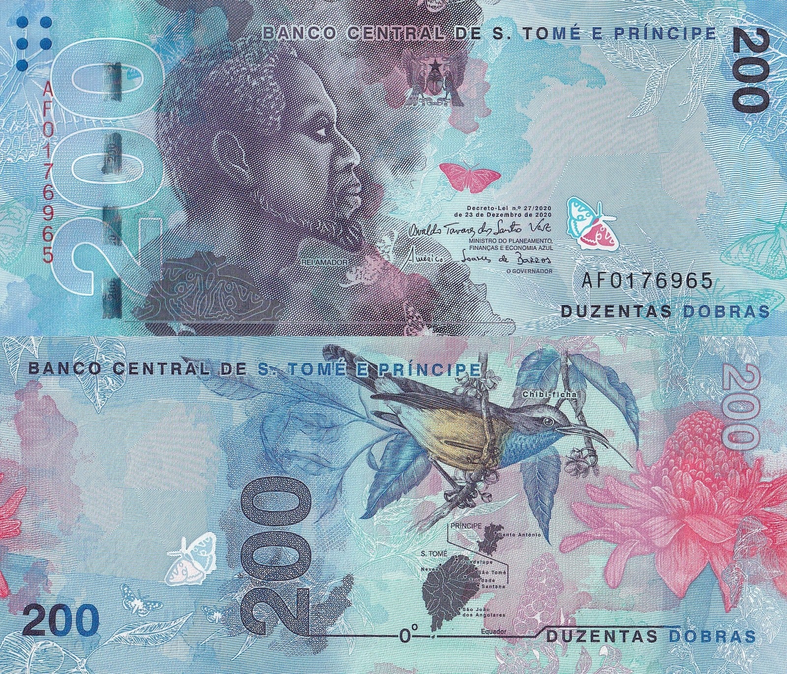 Sao Tome E Principe 200 Dobras 2020 P 81 UNC