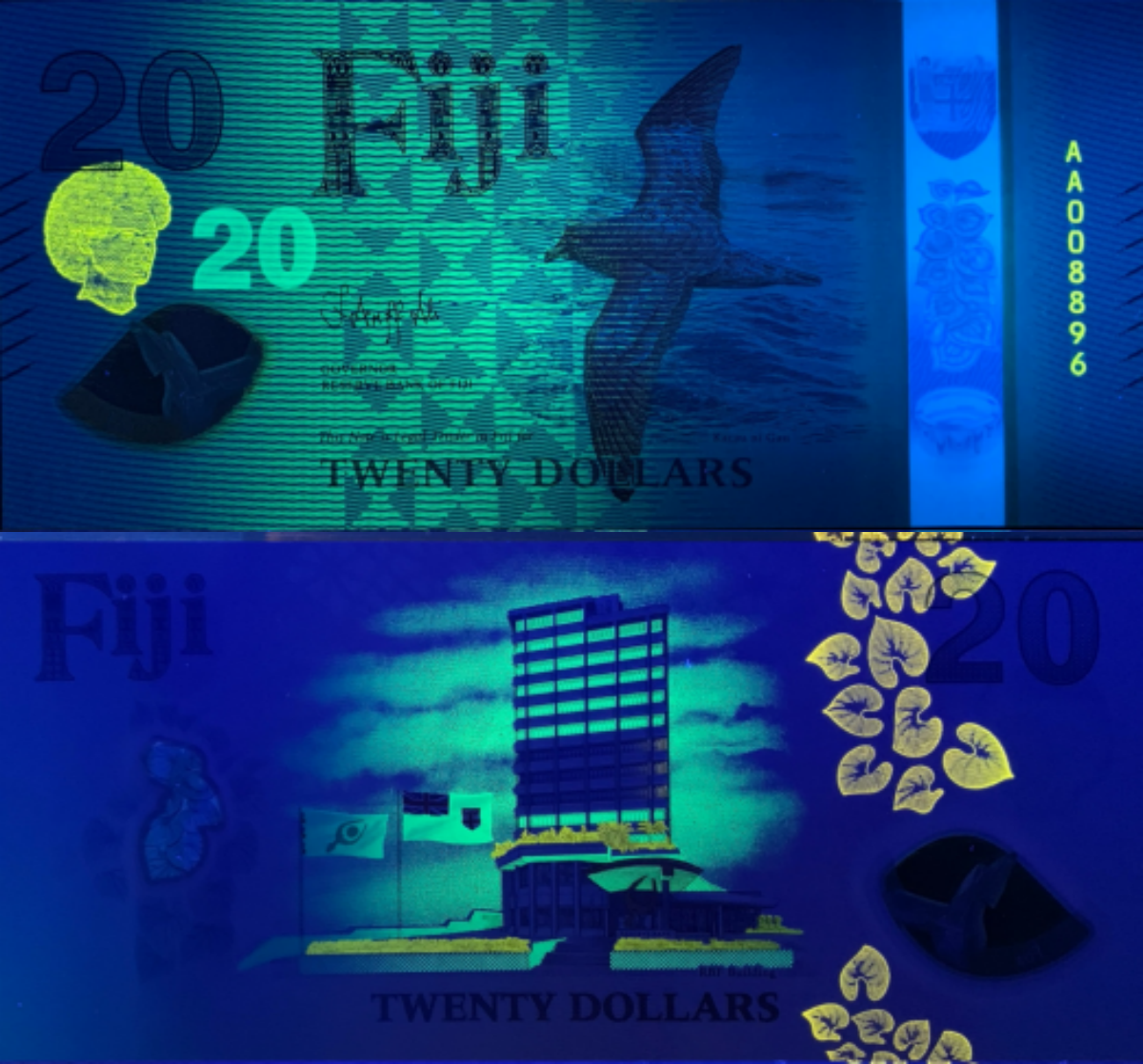 Fiji 20 Dollars 2026 P New Design Polymer UNC AA Prefix
