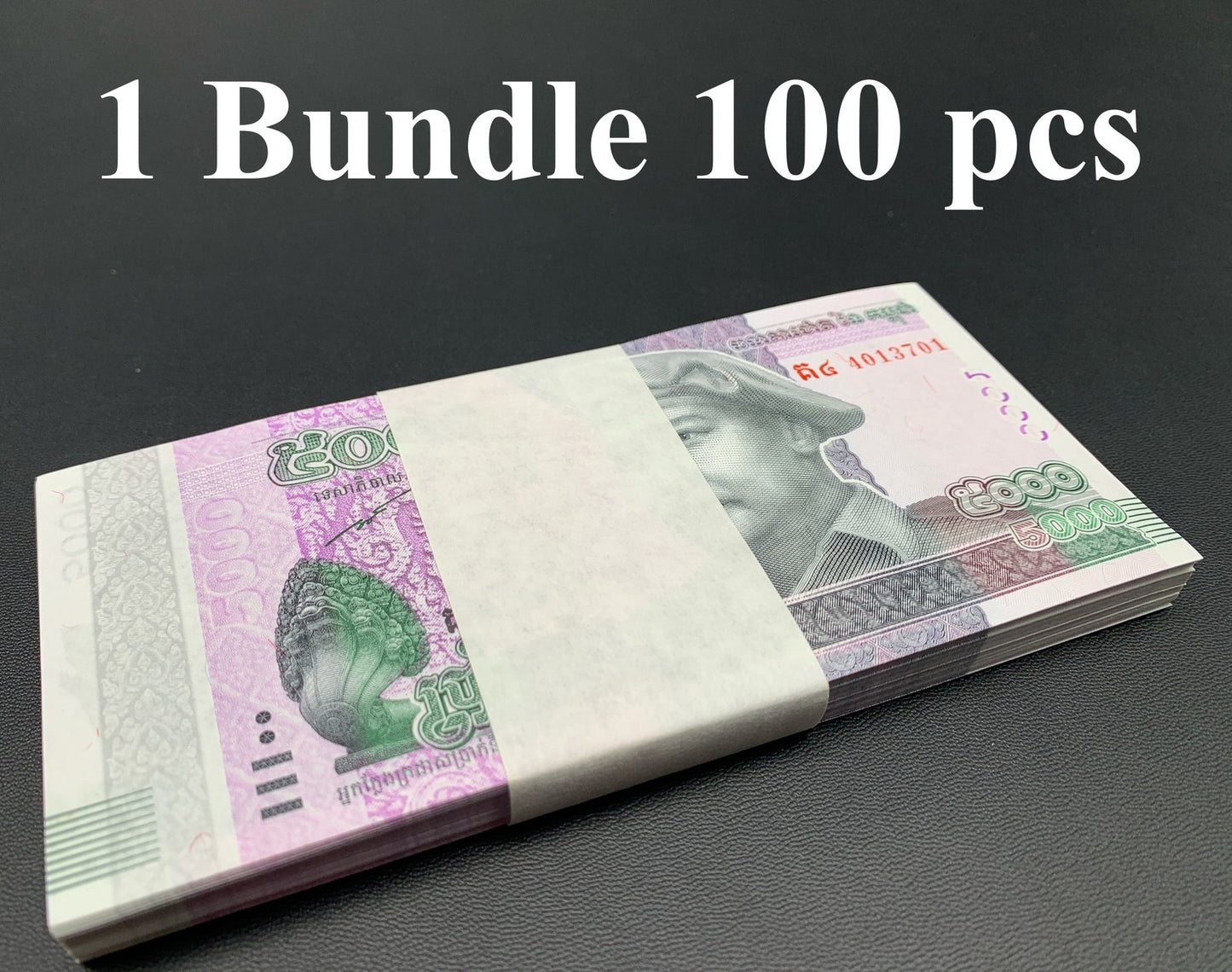 Cambodia 5000 Riels 2015 P 68 UNC 1 Bundle Lot 100 pcs
