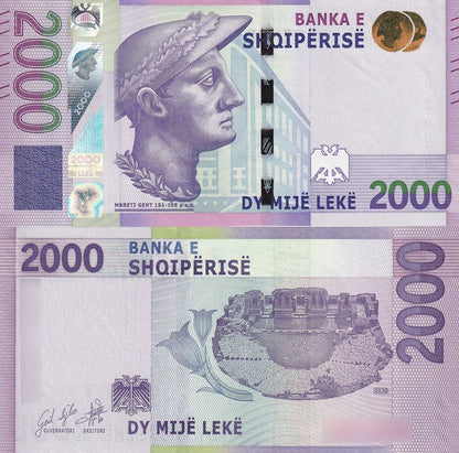 Albania 2000 Leke 2020 P 79 UNC