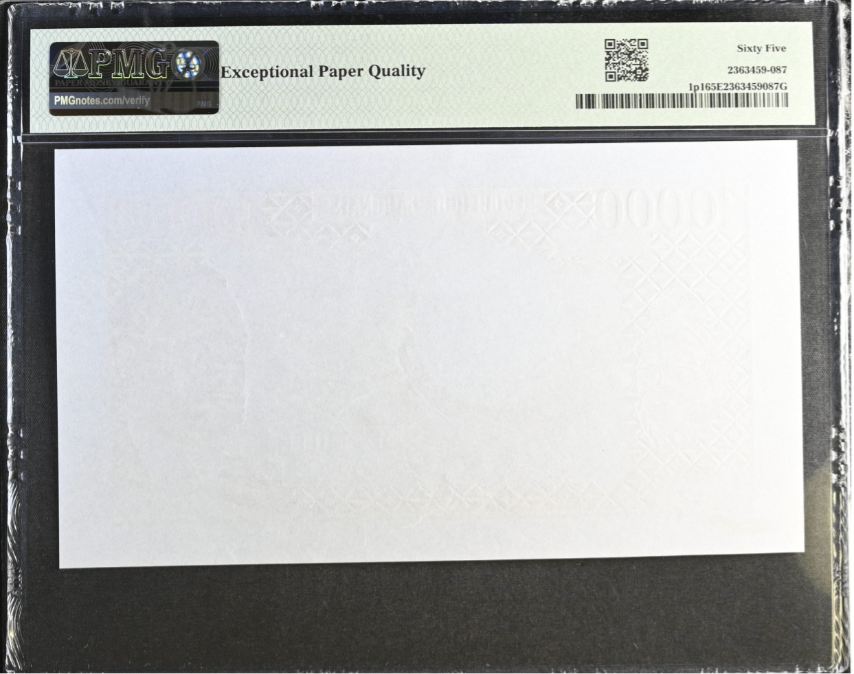 Gabon Banque Centrale FRONT PROOF 10000 Francs ND (1971) P 1p1 UNC PMG 65 EPQ