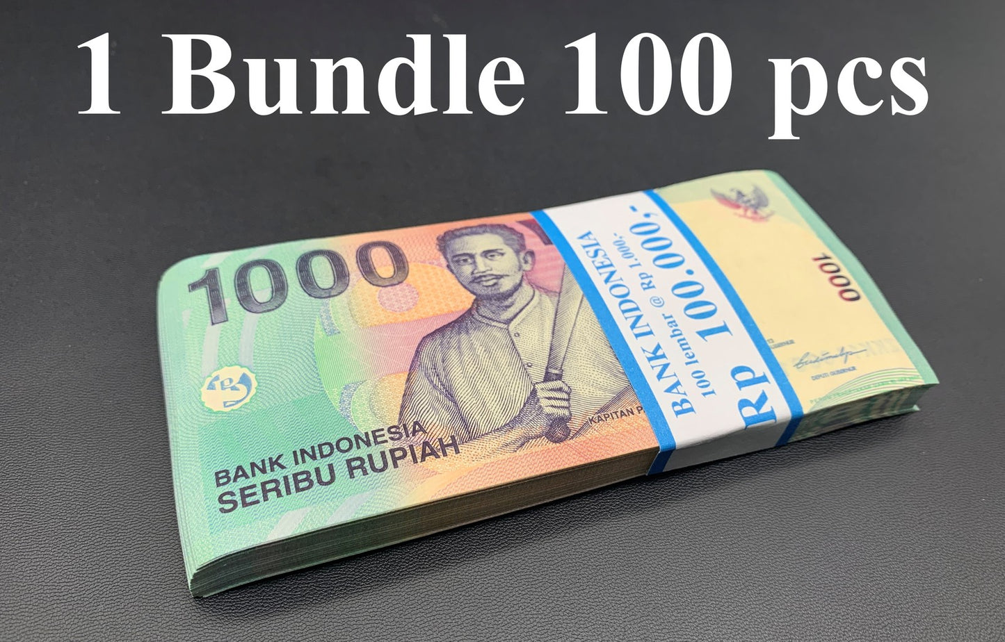 Indonesia 1000 Rupiah 2013 P 141m LOT 100 pcs Bundle UNC