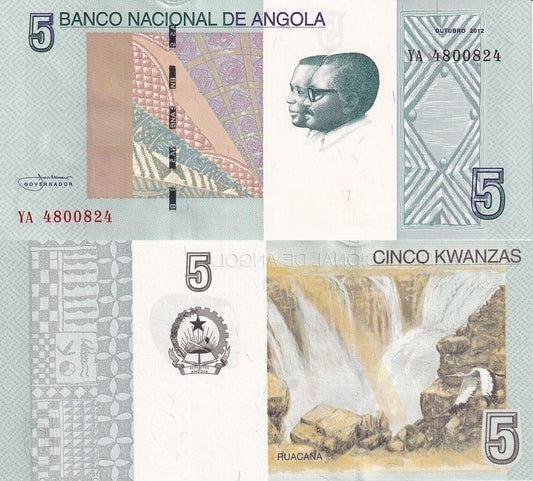 Angola 5 Kwanzas 2012/2017 P 151A UNC