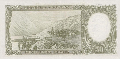 Argentina 50 Pesos 1942-1968 P 271(8) UNC