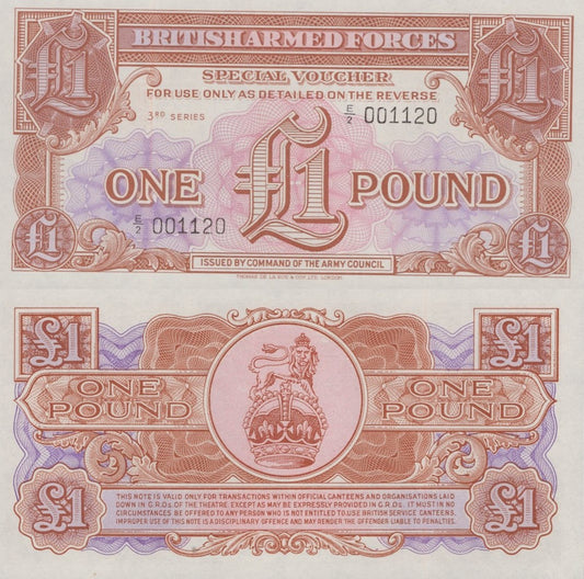 Great Britain Military 1 Pound ND 1956 P M29 UNC