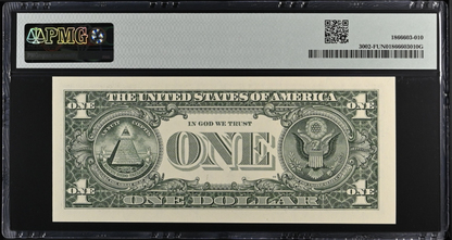 USA Fedral Reservee Note Alanta 1 Dollar 2013 P 3002-F HKINF June 2025 UNC PMG