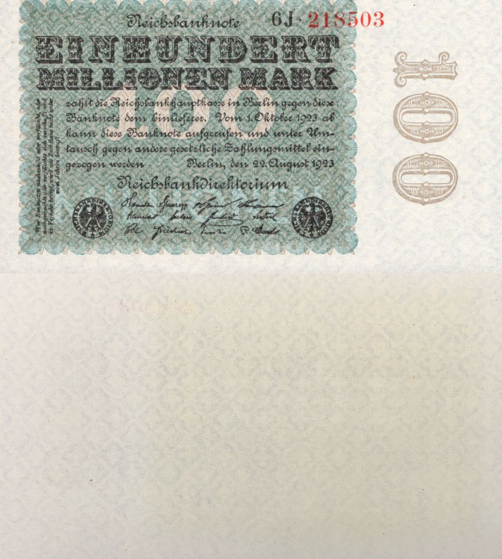 Germany 1000000000 Mark 1923 P 107c(5) UNC