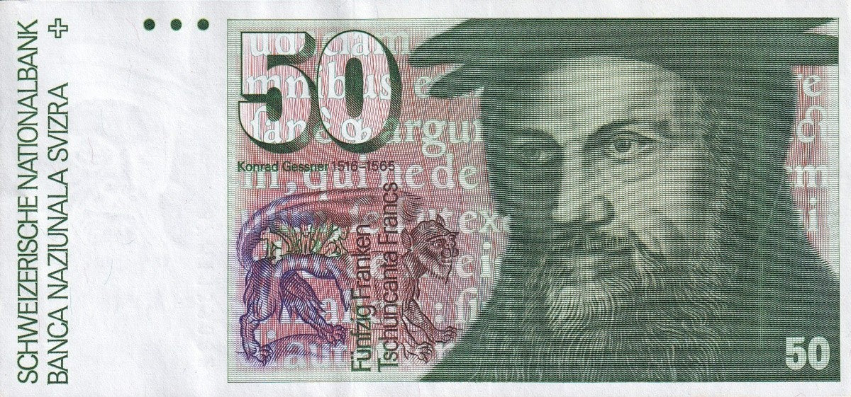 Switzerland 50 Franken 1987 P 56 UNC