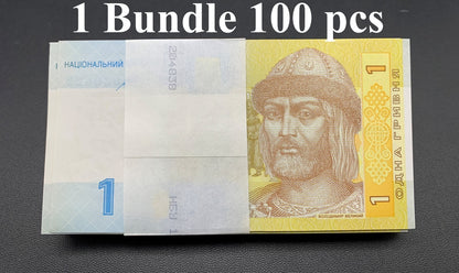 Ukrain 1 Hrivnya 2014 P 116Ac UNC 1 Bundle Lot 100 pcs