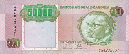 Angola 50000 Kwanzas 1991 P 132(2) UNC