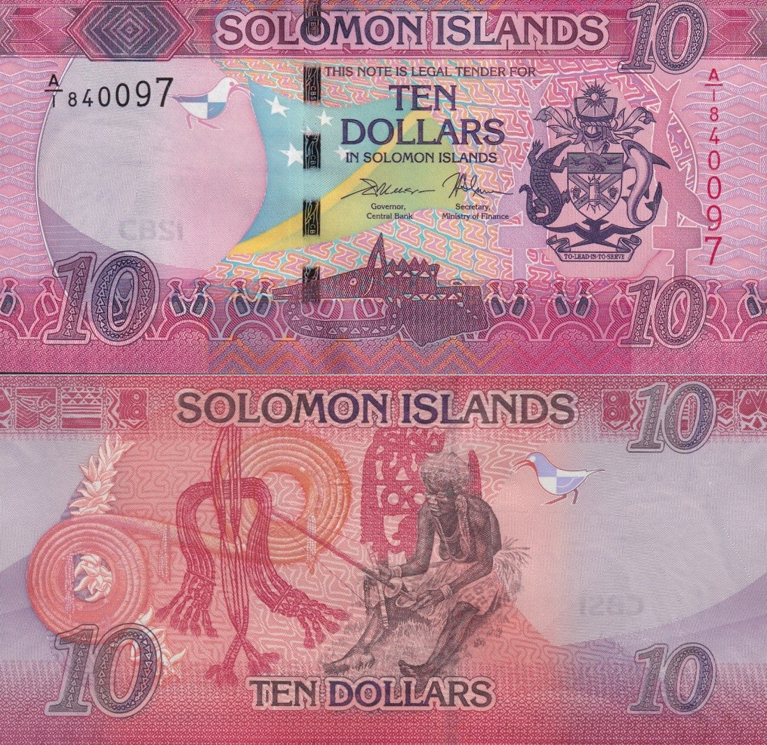 Solomon Islands 10 Dollars ND 2017 P 33 UNC