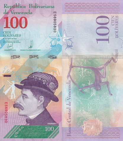 Venezuela 100 Bolivares 2018 P 106 UNC