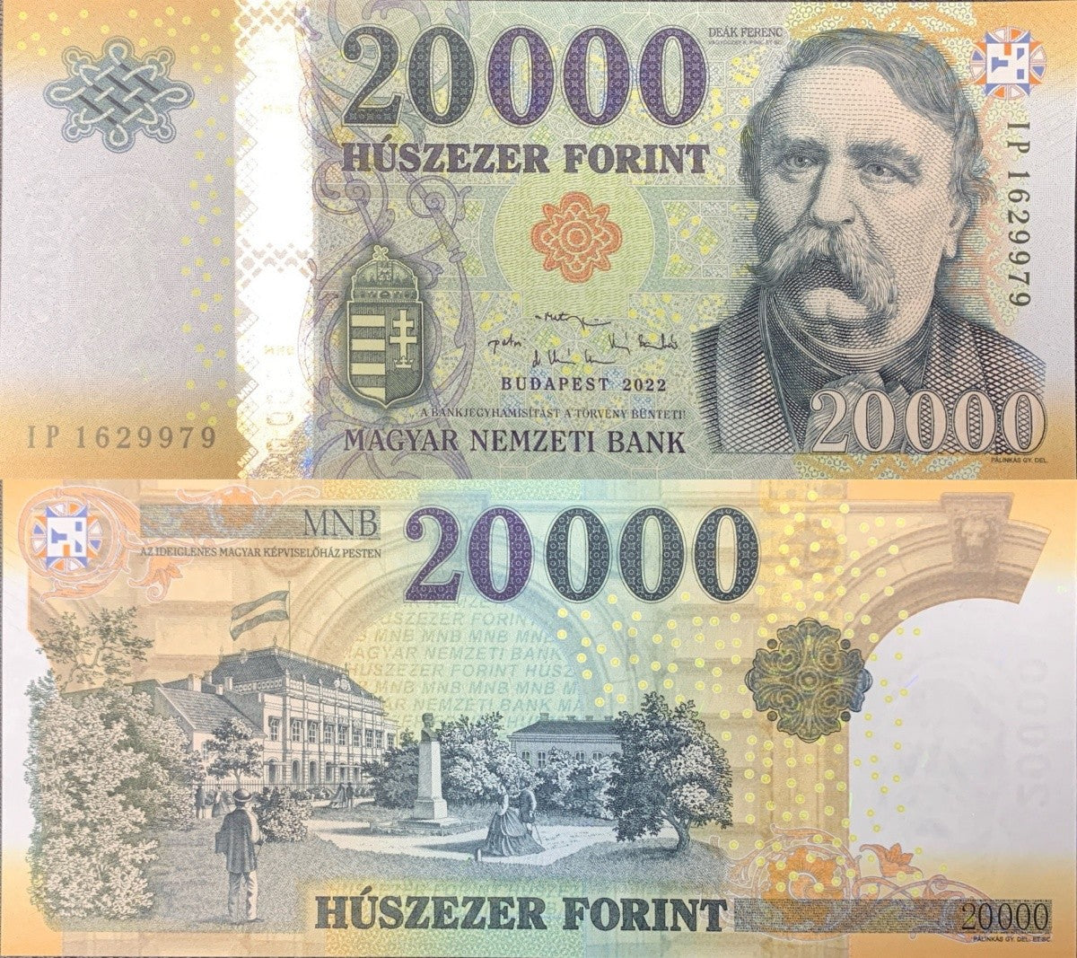 Hungary 20000 Forint 2022 P 207 UNC