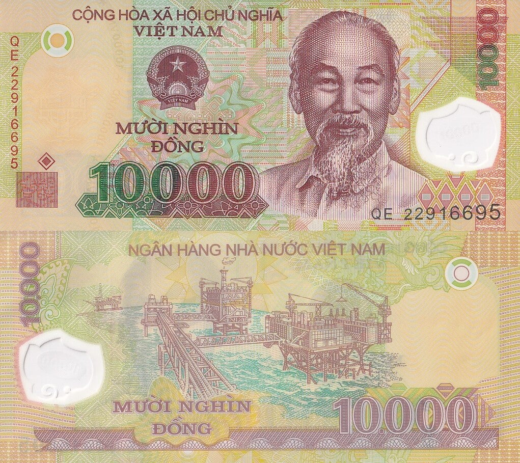 Viet Nam Vietnam 10000 Dong 2022 P 119 Polymer UNC