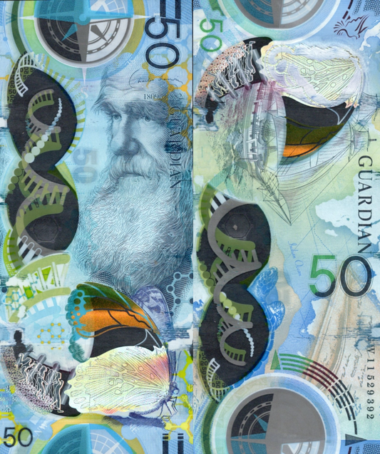 Australia TEST NOTE 2012 Darwin 50 Yuan Polymer Commemorative Coupon AU