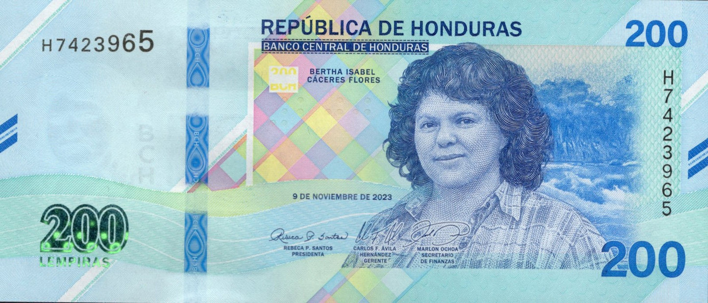 Honduras 200 Lempiras 2023(2026) P New Design UNC