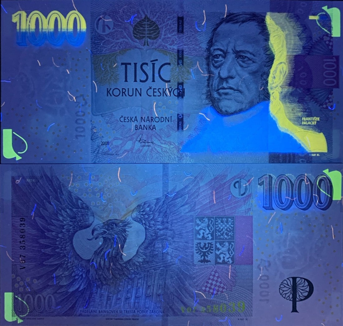 Czechia 1000 Korun Ceskych 2008 P 25 UNC
