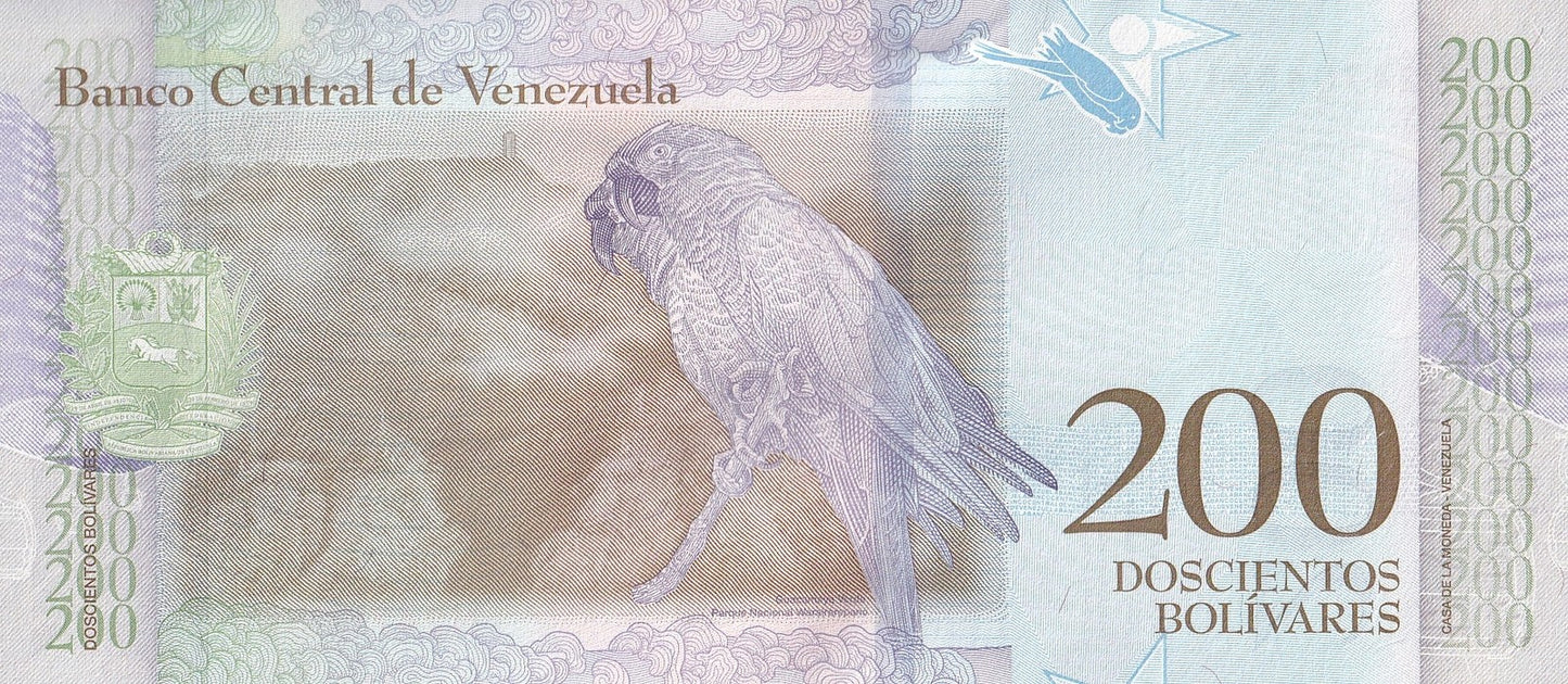 Venezuela 200 Bolivares 2018 P 107 UNC
