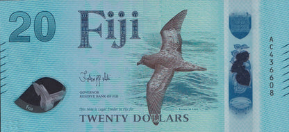 Fiji 20 Dollars 2026 P New Design Polymer UNC