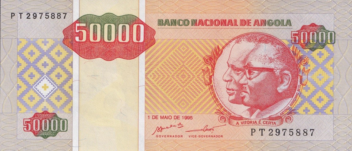 Angola 50000 Kwanzas 1995 P 138 UNC