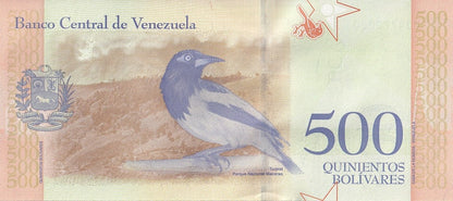 Venezuela 500 Bolivares 2018 P 108b UNC