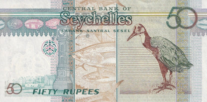 Seychelles 50 Rupees ND 1998 P 38 UNC