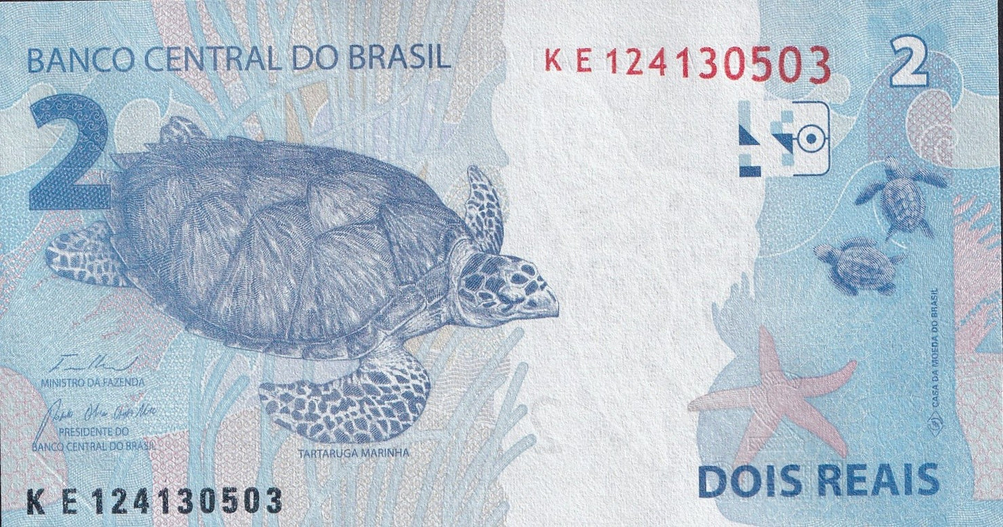 Brazil 2 Reais 2010/2024 P 252 UNC