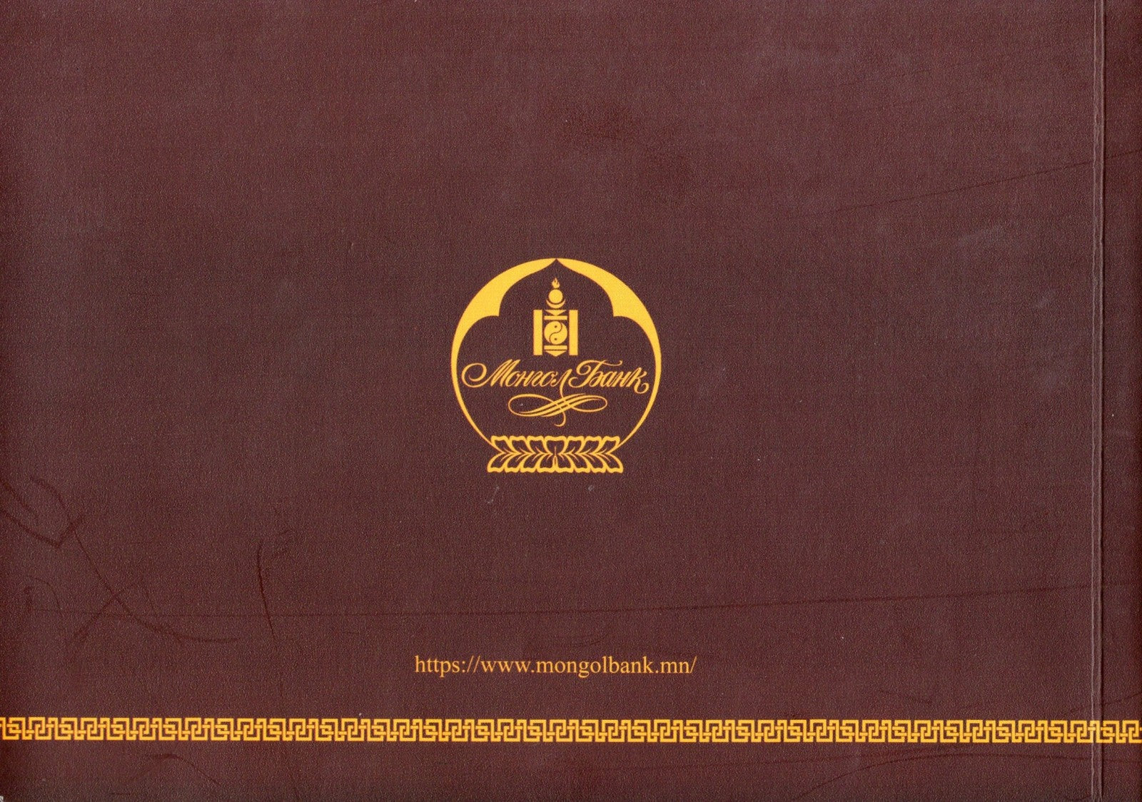 Mongolia 100000 Togrog 2025 P New Design UNC COMM. With Date Stamp With Folder