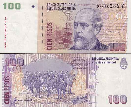 Argentina 100 Pesos ND 2023 P 357 UNC