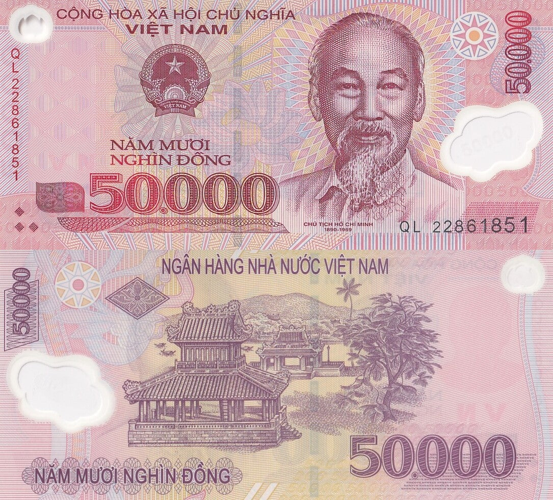 Viet Nam Vietnam 50000 Dong 2022 P 121 Polymer UNC