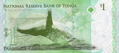 Tonga 1 Pa'anga ND 2009/2014 P 37 UNC FOXING