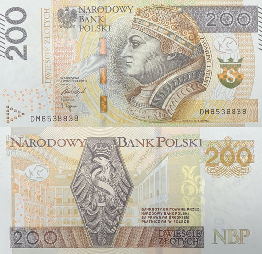 Poland 200 Zlotych 2021 P 189 UNC