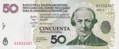 Argentina 50 Pesos 2006 P NL SERIE A UNC