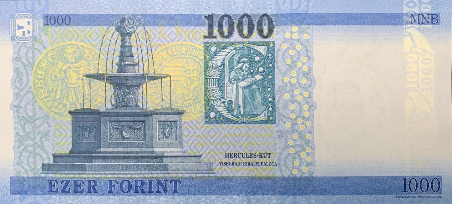 Hungary 1000 Forint 2025 P 203 UNC