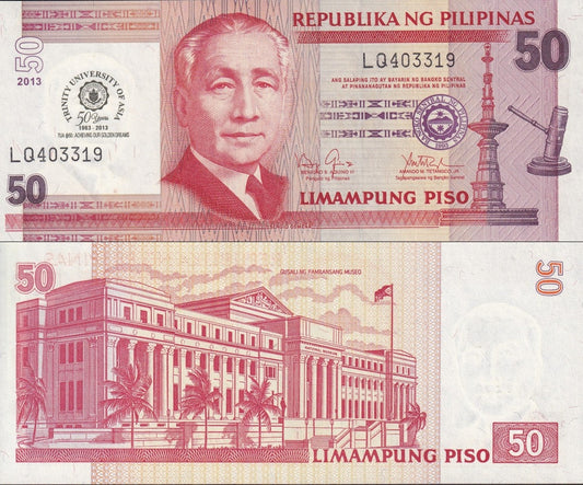 Philippines 50 Piso 2013 P 216 UNC Commemorative