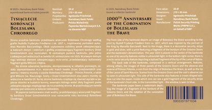 Poland 20 Zlotych 2025 P New Issue UNC Commemorative With Folder