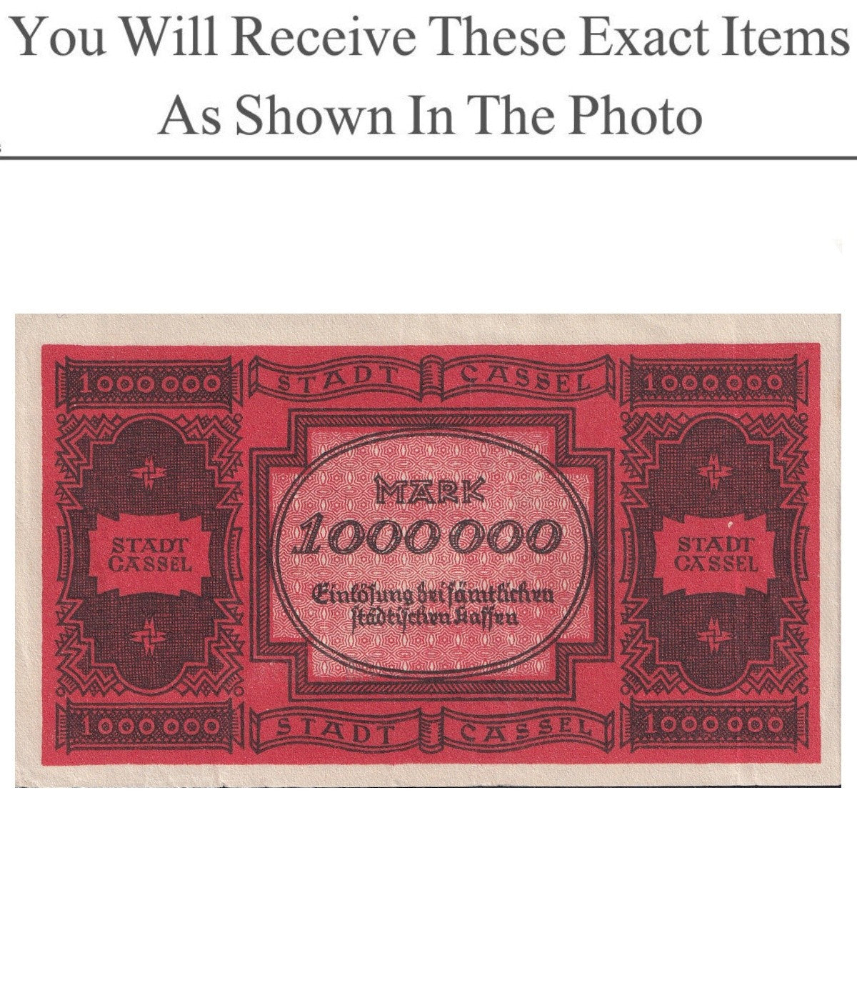 Germany Notgeld CASSEL 1 Million Mark 1923