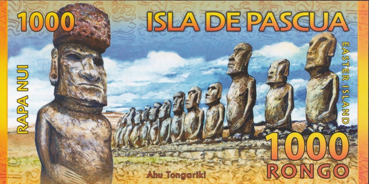 Easter Island 1000 Rongo 2011 Polymer Test note UNC