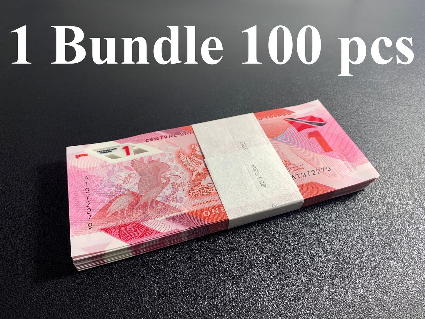Trinidad and Tobago 1 Dollar 2020 P 60a Polymer UNC 1 Bundle Lot 100 pcs