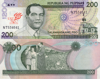 Philippines 200 Piso 2011 P 214 UNC Commemorative