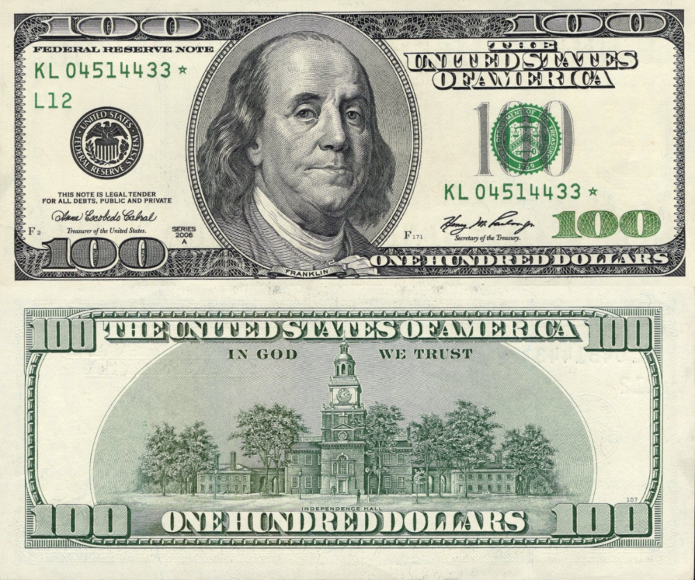 United States Of America 100 Dollars 2006A P 528 AU STAR