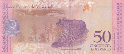 Venezuela 50 Bolivares 2018 P 105 UNC