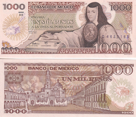 Mexico 1000 Pesos 1985 P 85 UNC