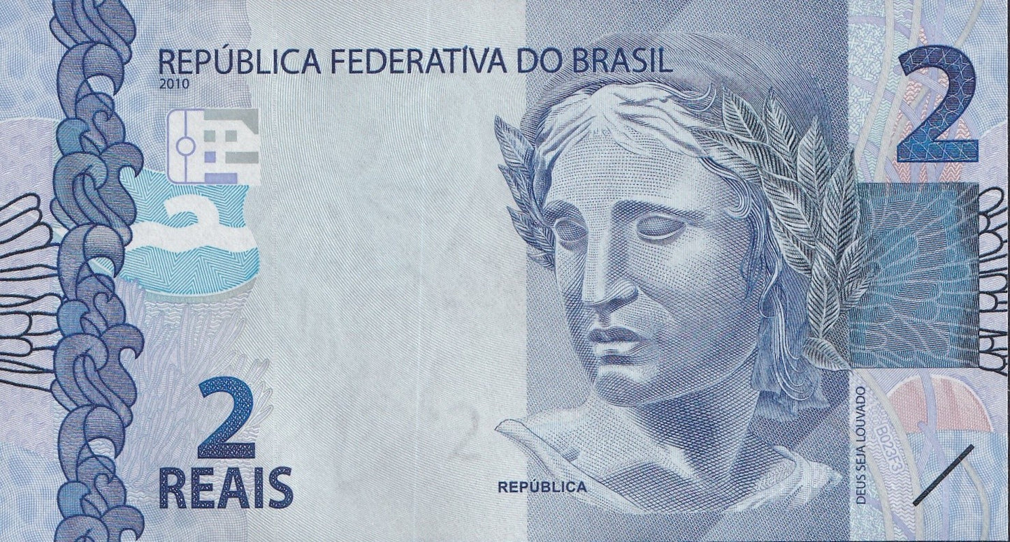 Brazil 2 Reais 2010/2024 P 252 UNC