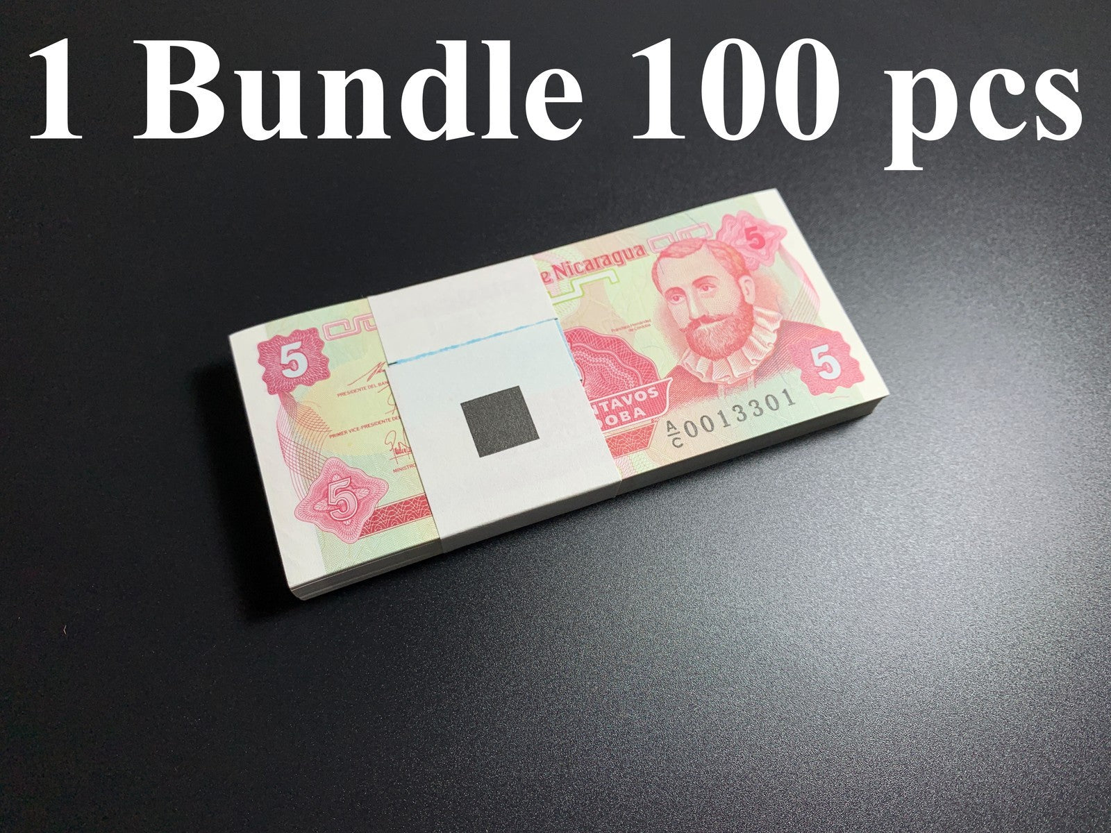 Nicaragua 5 Centavos de Cordoba ND 1991 P 168 UNC 1 Bundle Lot 100 pcs