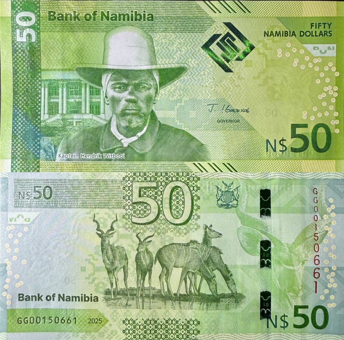 NAMIBIA 50 Namibia Dollars 2025 P New Issue UNC