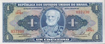 Brazil 1 Cruzeiro ND 1954-1958 P 150 UNC